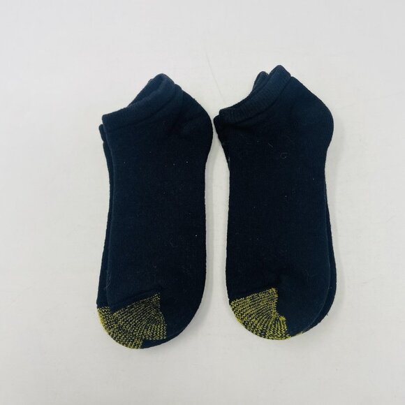 Gold Toe Womens One Size Fits Most 2 Pack Cushioned Low Cut Socks in Black 1566 - Picture 1 of 5